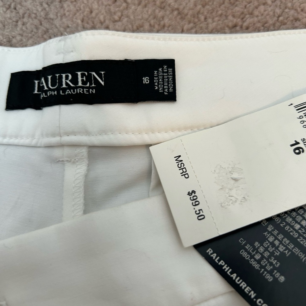 Ralph Lauren Cream Women's Shorts - Picture 3 of 5